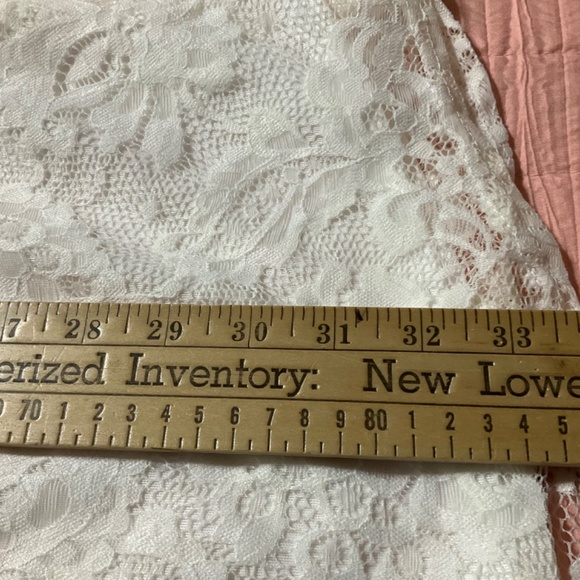 NWT Twink Lady Lace white Dress with lining, Size Large (small large) - Picture 5 of 10